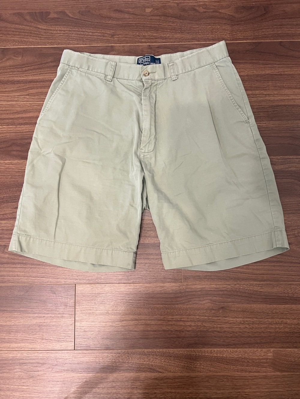 Polo Ralph Lauren Men’s Flat Front Chino Shorts Khaki Beige 32”